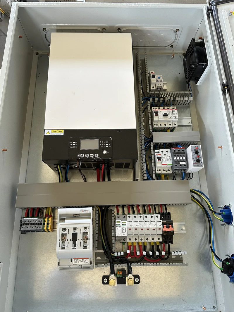 Production of 3kW Solar Off Grid Control Cabinets