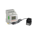 Acrel single phase energy meter with LCD display, terminal connections, and attached current transformer clamp, shown as prod