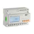 Acrel three phase multi-function meter with LCD display showing 000 reading, orange control buttons, and terminal connections