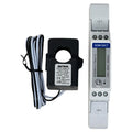 Eastron SDM120CT energy meter with split core current transformer and cable, shown as product components on white background.