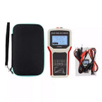 Solar panel multimeter EY800W with protective case and red and black test leads displayed together.