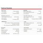 Technical specifications table for 7kW solar PV combiner box showing battery, inverter, grid, load, enclosure and environment