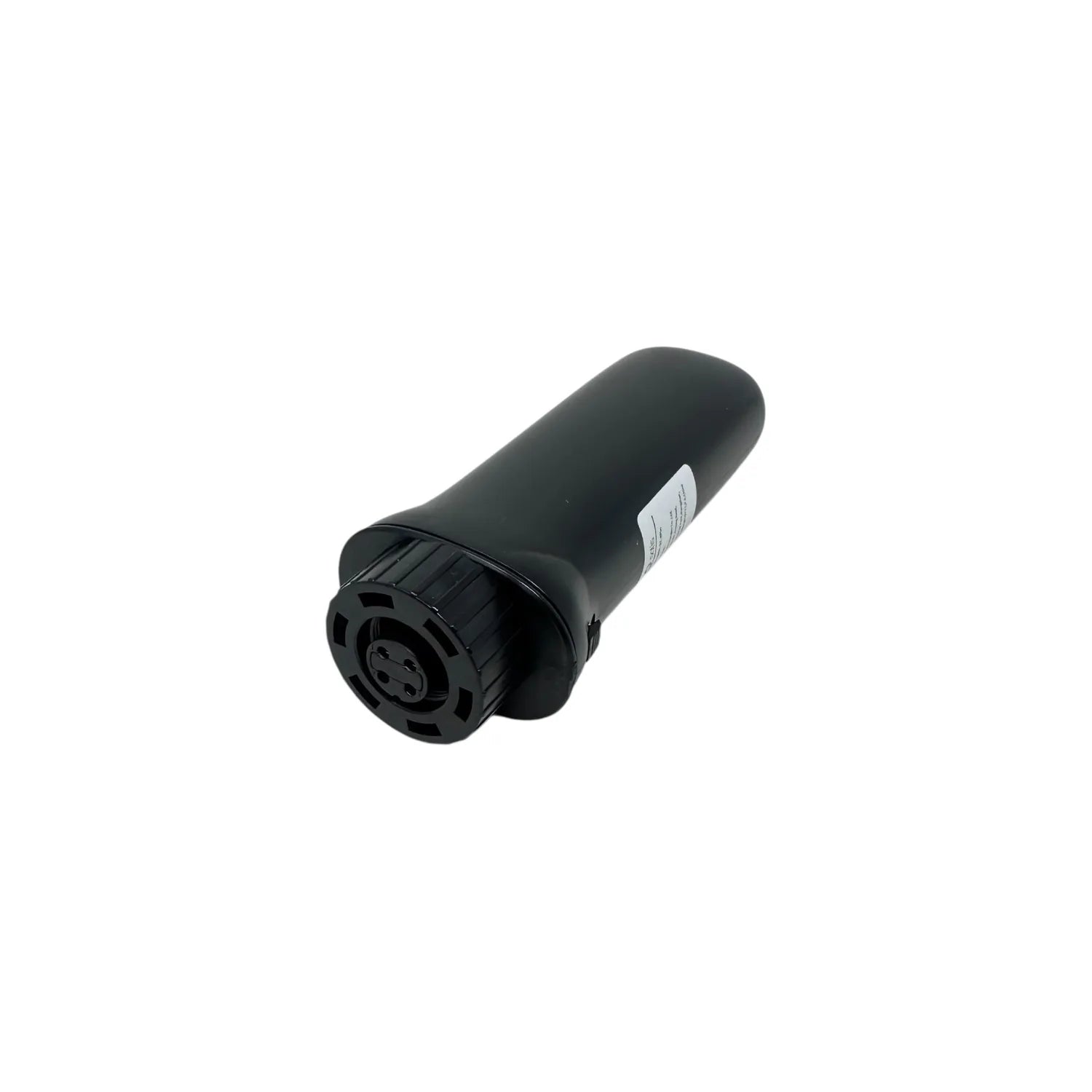 Black cylindrical WiFi data logger with 4-pin connector end and white label on body, product alone against white background.