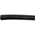 Black battery cable with printed specifications showing 1x95 OHM, 1.879 kV rating and manufacturer details