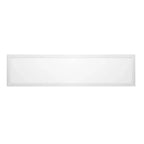 Rectangular LED panel light with white frame and frosted diffuser, horizontal orientation.