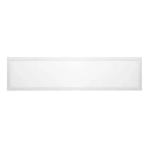 Rectangular LED panel light with white frame and frosted diffuser, horizontal orientation.