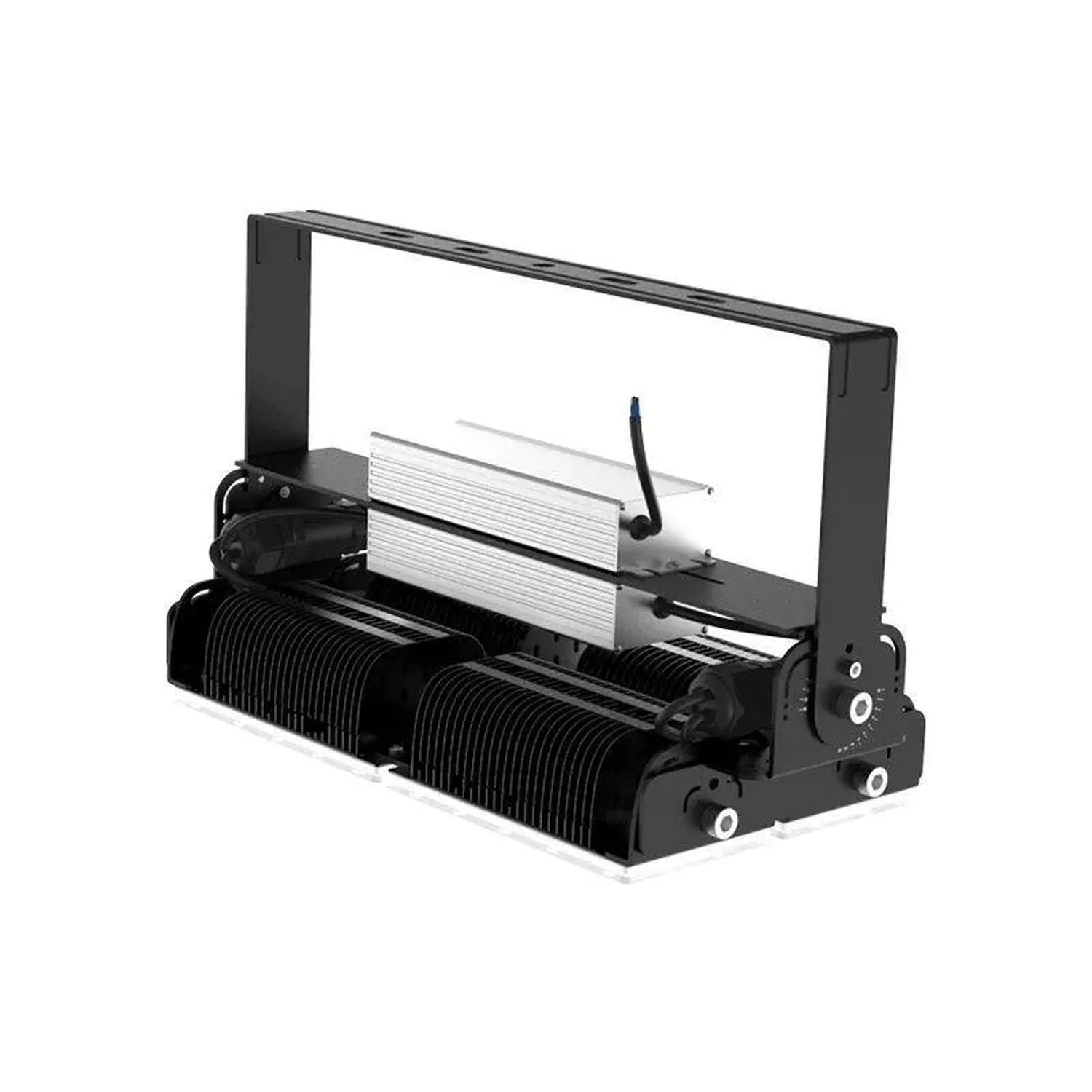 Athled 300W LED flood light with black frame and aluminum heat sink, shown as product shot against white background.