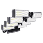 Athled T500 Ultra LED flood light with multiple adjustable panels mounted on black brackets, shown against white background.