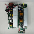 Main circuit board PCB assembly with transformer coils, capacitors, and electronic components for inverter power supply.
