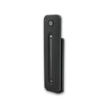 Black vertical remote control with power button at top and vertical slider control in center for dimming adjustment.