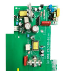 Green circuit board with transformers, capacitors, and electronic components for 5kW off-grid inverter MPPT replacement.