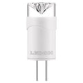 LEDON white LED G4 capsule bulb with two pins, shown against white background with product name visible on body.