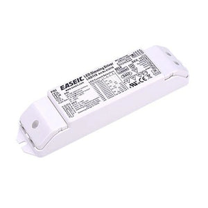 White rectangular LED driver with technical specifications label visible on top surface, showing EASEIC branding and certific