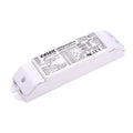 White rectangular LED driver with technical specifications label, showing EASEIC branding and certification marks on front pa
