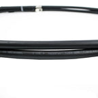 Black flexible cable with white text reading "HELUKABEL" and "4 VIDE B- M850FBU 1X50 ØMM" printed on surface.