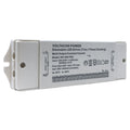 Voltacon Power dimmable LED driver model KJF-040-TDH with specifications label and terminal connections visible.
