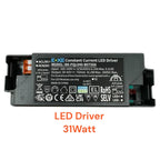 EOKE Constant Current LED Driver model BK-PQL040-B0750A, 31.5W, showing specifications label and internal circuitry component