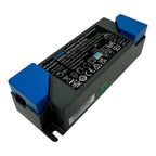 Boke constant current LED driver with blue terminal connectors and black housing, showing specifications label.