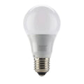 Voltagon 5W E27 LED globe bulb with white frosted dome and silver base, shown against white background.
