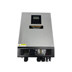 Voltacon Energy Systems 1200W 12V pure sine wave inverter with digital display and black ventilated base, front view.