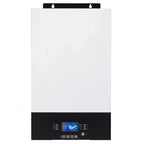 Conversol A8 off-grid inverter charger with white panel top and black control base featuring blue LCD display and indicator l
