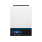 Conversol 1500W 24V off-grid solar inverter with blue LCD display, control buttons, and mounting bracket shown against white 