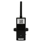 Black cylindrical Wi-Fi module with antenna, QR code label, and barcode, displayed as standalone product.