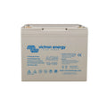 Victron Energy 12V 100Ah AGM Super Cycle rechargeable battery with Blue Power branding and safety certifications displayed on