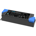 BOKE constant current LED driver with black housing and blue connectors, displaying specifications label on top surface.
