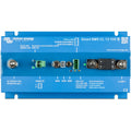 Victron Energy Smart BMS CL 12-100 battery management system circuit board with blue housing, connectors, and indicator LEDs.