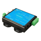 Victron VE.Bus BMS V2 battery management system with blue display panel, black housing, green terminal blocks, and mounting f