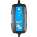 Victron Blue Smart Charger 24V/8A with IP65 waterproof rating, featuring blue casing and Bluetooth connectivity symbol.