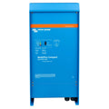 Victron Energy MultiPlus Compact 24/2000/50 inverter charger, blue metal enclosure with orange stripe and control panel.