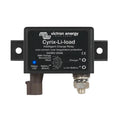 Victron Energy Cyrix-Li-load intelligent charge relay with blue status LED, black housing, and connection terminals for charg
