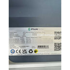 Pylon Tech LFP Lithium Ion Energy Storage Battery System specification label showing 37Ah capacity, 40A maximum current, and 