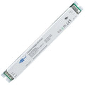 Glacial Power 24V constant voltage LED driver with green terminal connectors, front label view showing specifications and saf