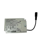 OSRAM Element LD 38/220-240/900 constant current LED driver with specifications label and black power cord against white back
