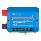 Victron Energy Lynx Smart BMS 1000 M10 battery management system, blue rectangular device with red terminal and status displa