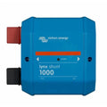 Victron Energy Lynx Shunt 1000 battery monitor, blue rectangular device with red and black connectors and power adjustment co