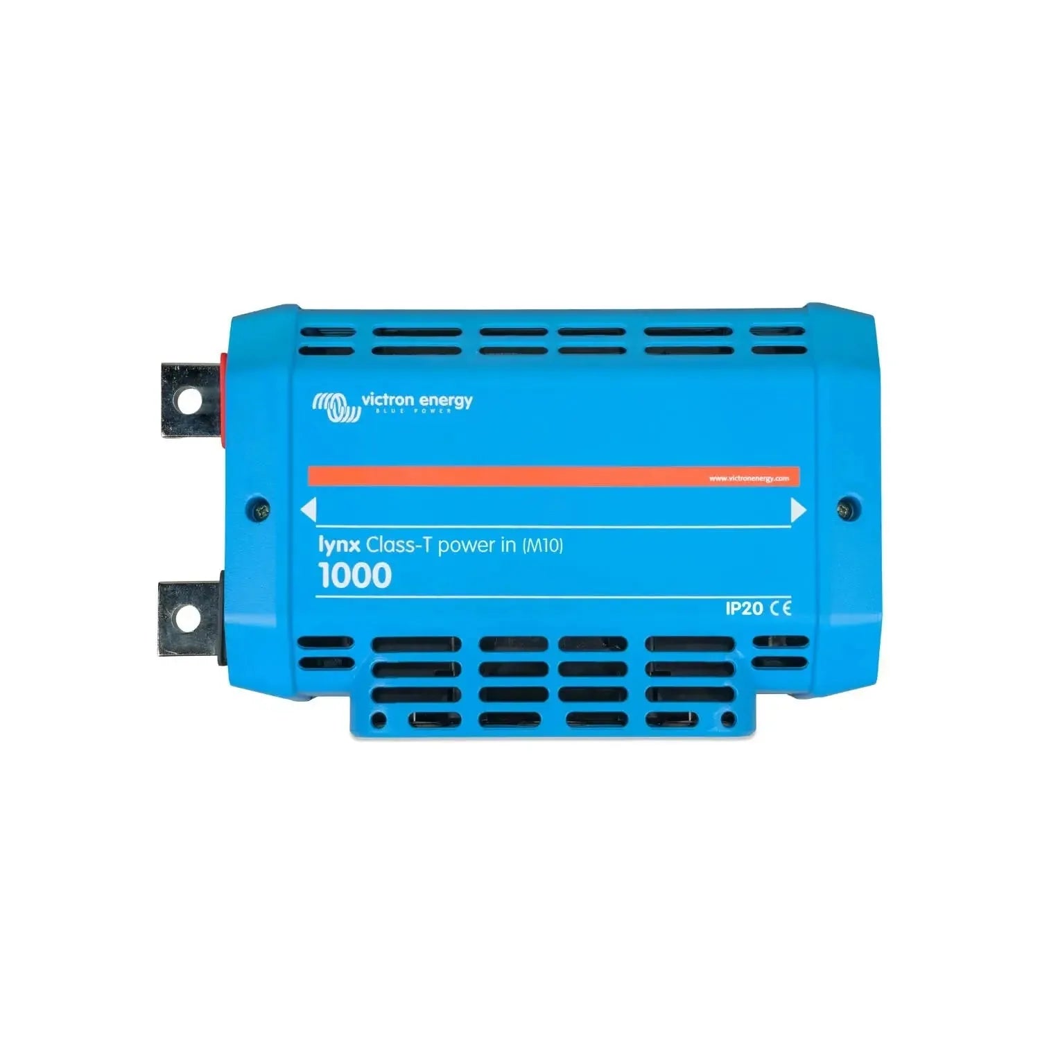 Victron Energy blue Lynx Class-T 1000 power distribution module with ventilation slots and mounting brackets.