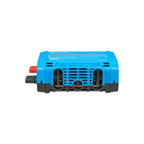 Blue Victron Lynx Class-T 1000 power distribution module with black base, red and black terminal connectors, and ventilation 