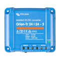 Victron Energy Orion-Tr 24/24-5 isolated DC/DC converter, blue rectangular device with terminal connections and on/off indica