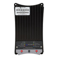 Victron Energy 50A Buck-Boost DC/DC converter front view showing heat-sinked black casing with status indicator lights and in