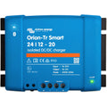 Victron Energy Orion-Tr Smart 24/12-20 isolated DC/DC charger, blue rectangular device with terminal connections and on/off i