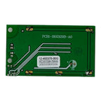 Green circuit board PCB1-B00329B-A0 with component labels and gold connector tabs, top view.