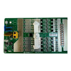 Pylon Tech BMS replacement circuit board displaying green PCB with connectors, resistors, and protective components for US300