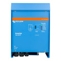 Victron Energy blue inverter unit model 24/3000 with orange header stripe, on/off switch, and status indicator lights for pow