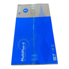 Victron MultiPlus-II inverter charger in blue and tan cardboard packaging, front view showing product name and 48V/6500VA/100