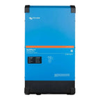 Victron Energy MultiPlus-II 48/8000/110 inverter charger, blue front panel with black corners and orange stripe, shown as pro