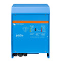 Victron Energy MultiPlus 48/5000/70 inverter charger, blue metal unit with control panel displaying charger and inverter stat